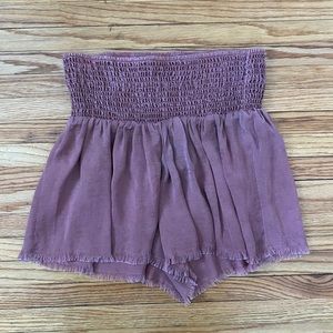 High waisted flowy shorts